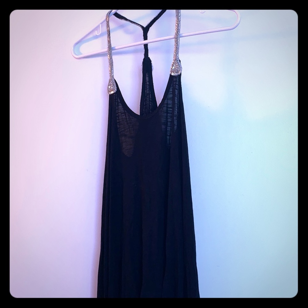 Black Silver Tank NWT